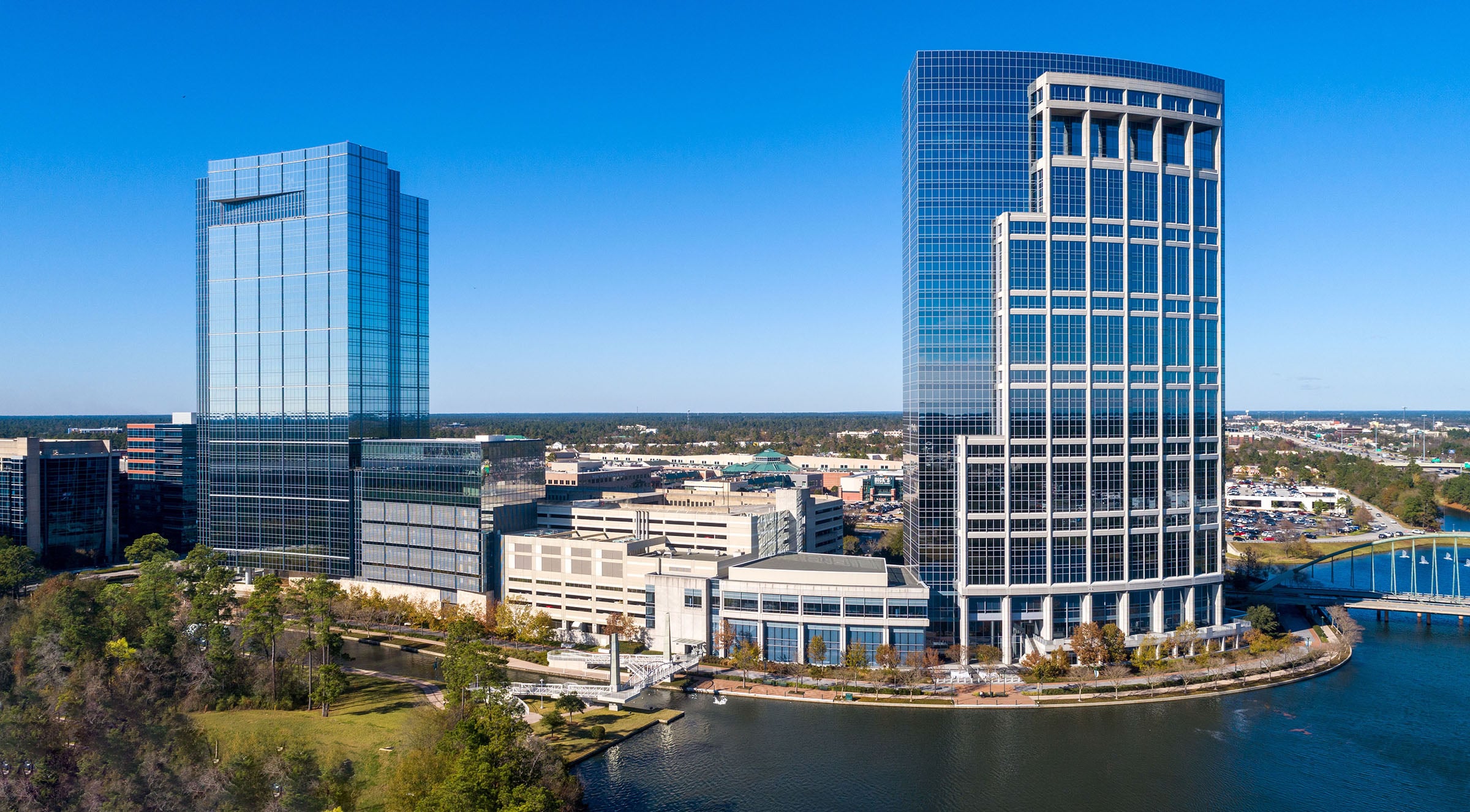 The Woodlands Waterway and Towers