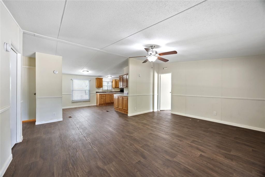 Open living and dining area looking toward the kitchen