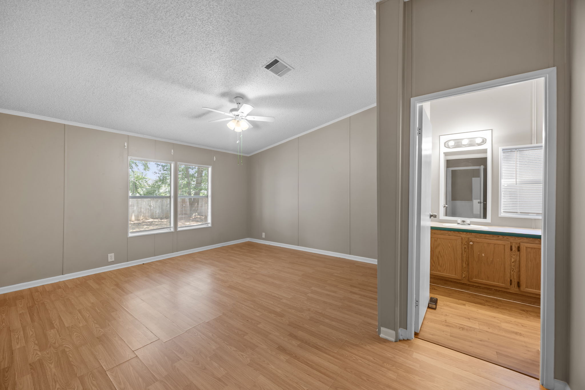 Primary bedroom, additional view. 14279 Shadow Bay Dr, Willis TX