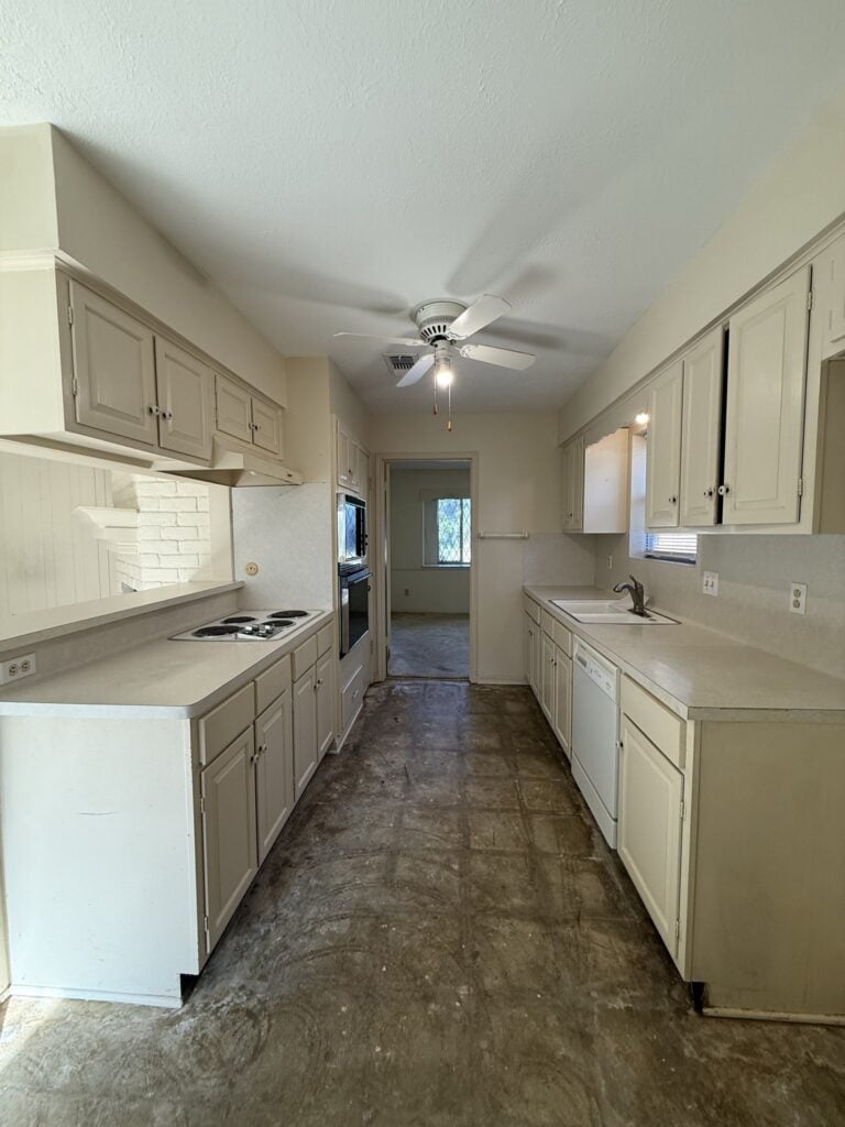 2830 Shadowdale Dr Houston TX kitchen sink and dishwasher under the window