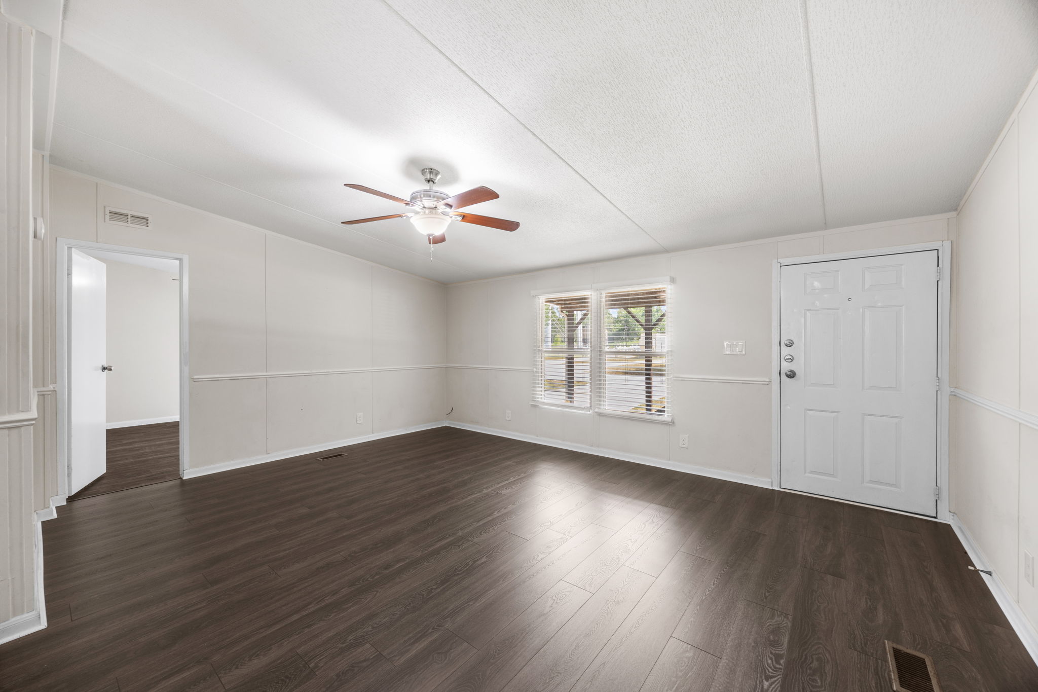 9642 Live Oak Trl Willis TX - Living room with new luxury vinyl plank flooring